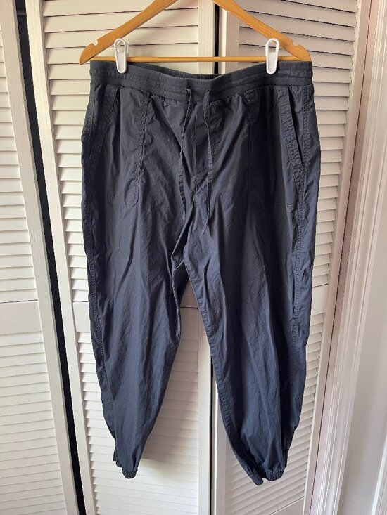 Pact Organic Pants - Pact Women's Steel Blue Stretch Poplin Jogger XL